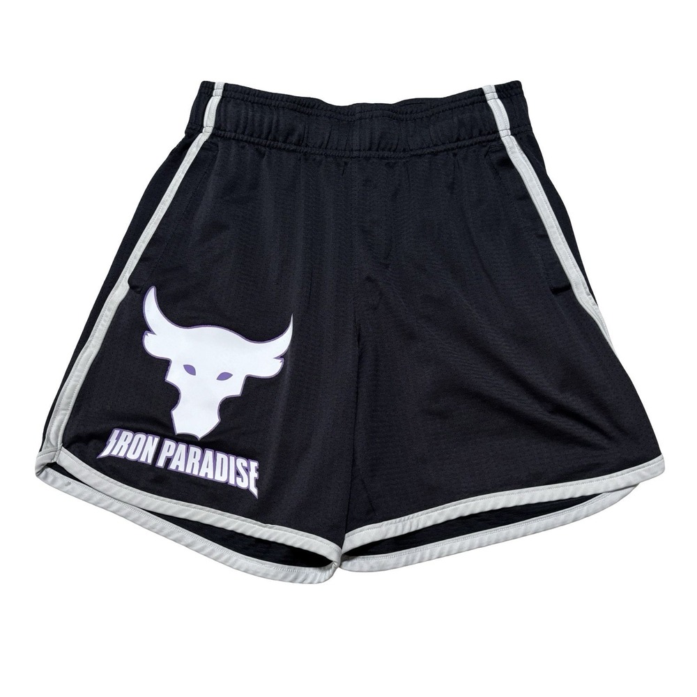 Under Armour Project Rock Women's Athletic Gym Shorts Size‎ Small 26 x 6